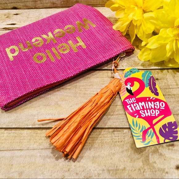 Hello Weekend Beach Pouch - Picture 2 of 4